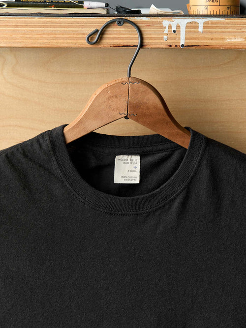 the cotton project tee in faded black