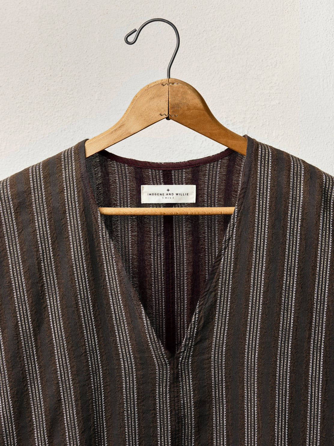 brown stripe caftan