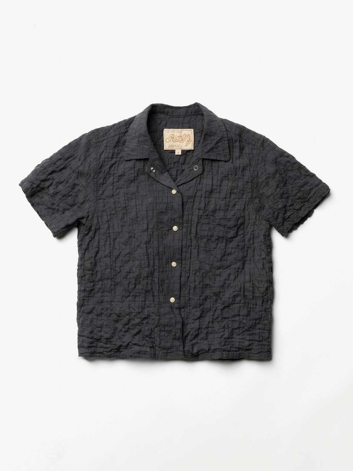 i+w x richter goods dobby woven pearl snap